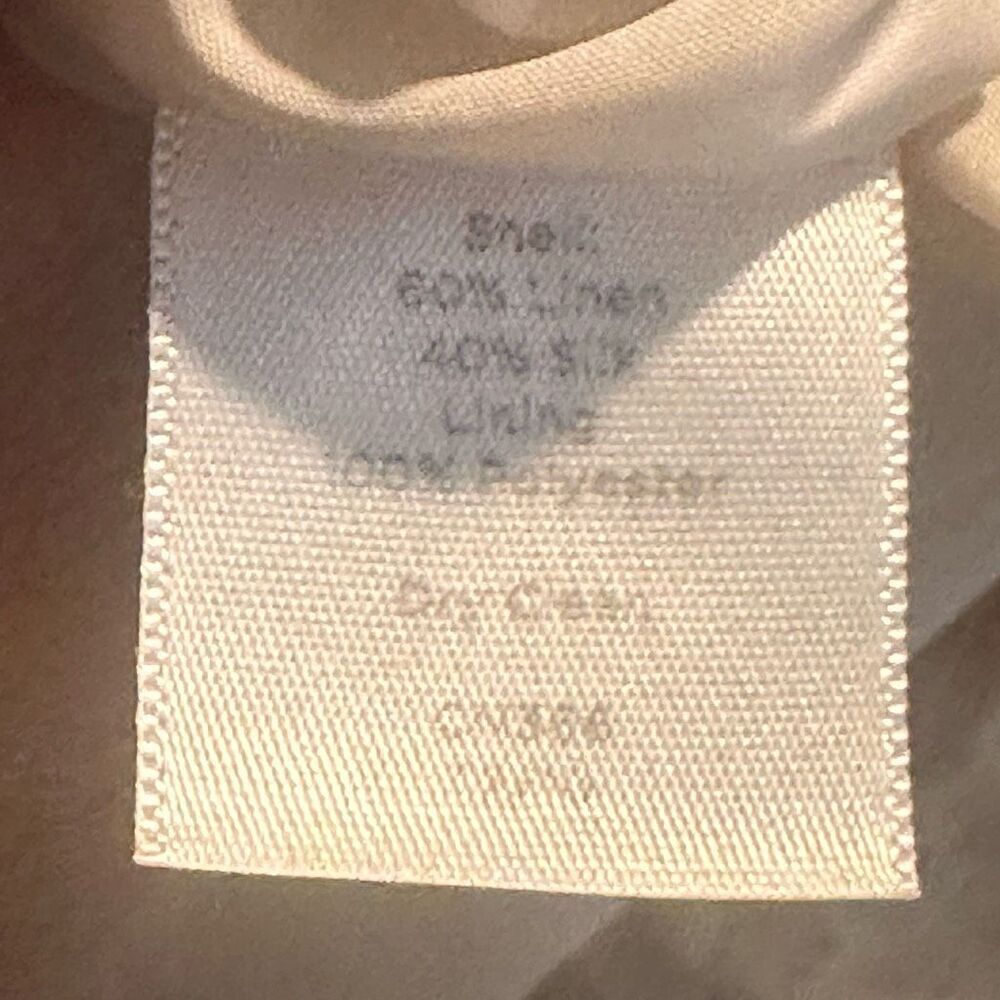 Talbots Floral Sheath Linen Silk‎ Midi Dress - Picture 4 of 4